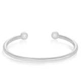 Open Bangle in Sterling Silver