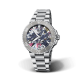 Oris Aquis Men's 41.5mm Stainless Steel Automatic Watch 733 7766 4150 MB