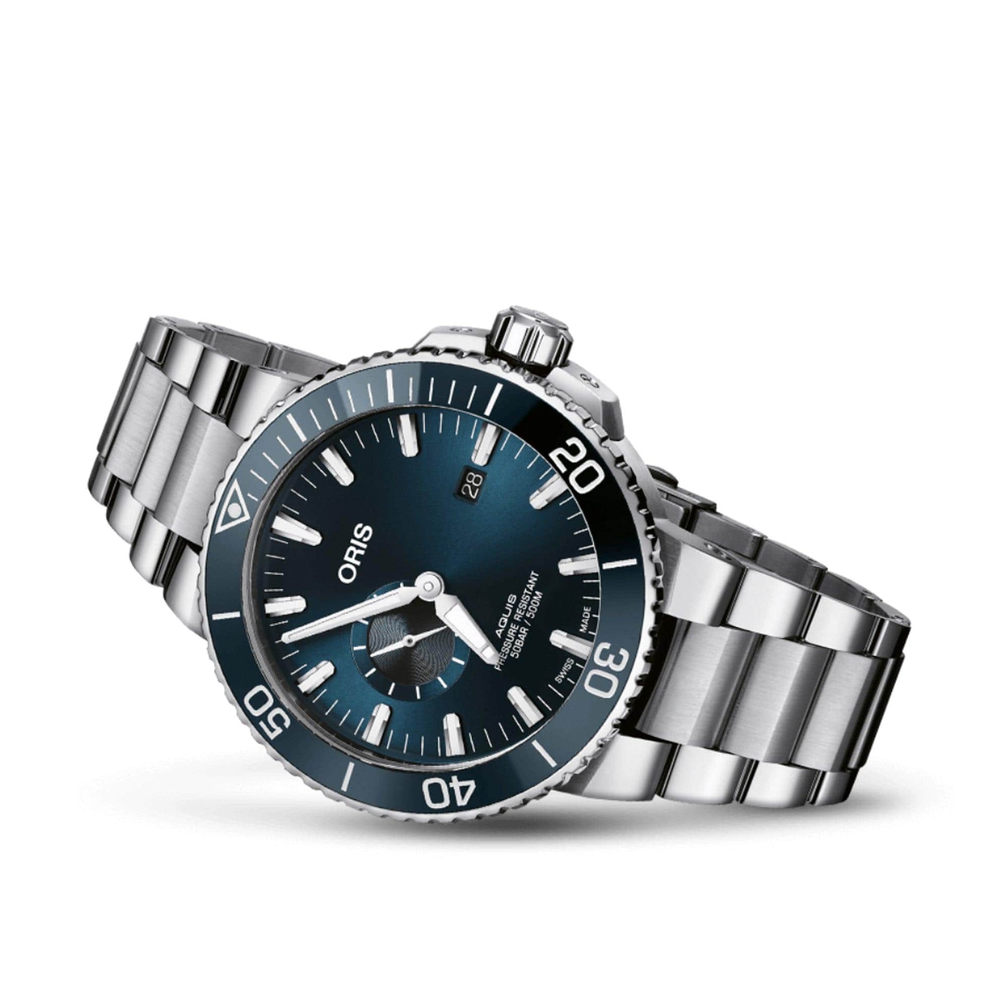 Oris Aquis Small Second Automatic Watch 743 7733 4155MB