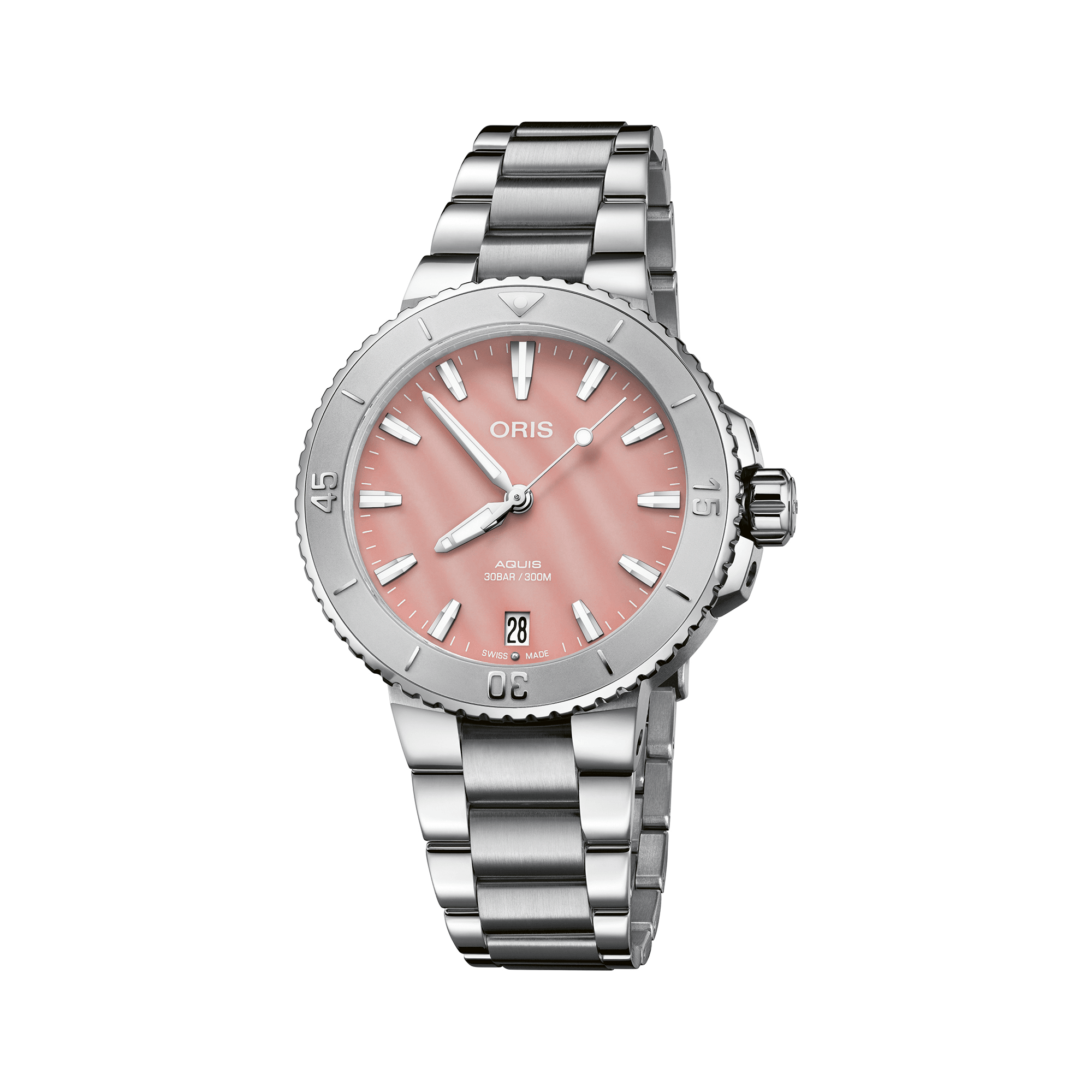 Oris Aquis Women's 36.5mm Stainless Steel Automatic Watch 733 7770 4158MB