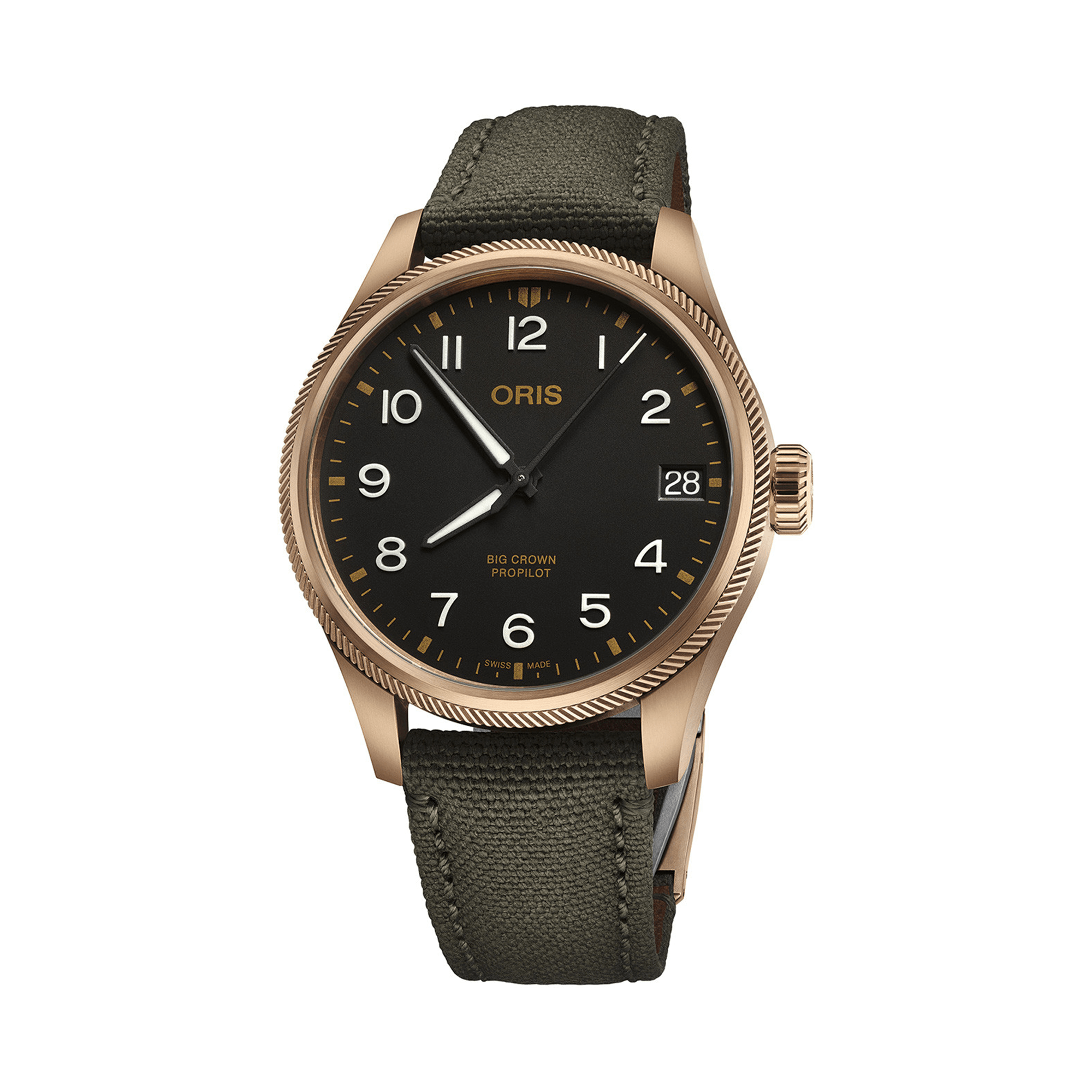 Oris Big Crown Men s 41mm Bronze Automatic Watch 751 7761 3164 TS