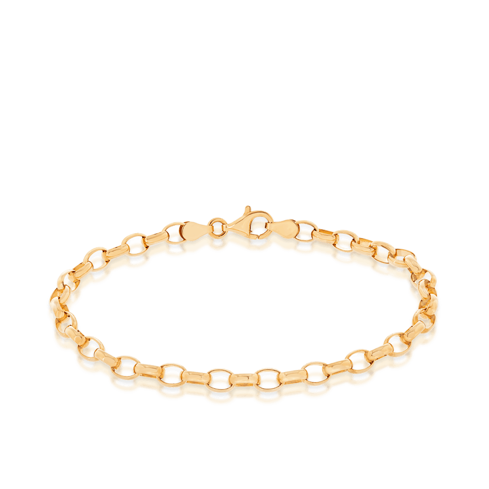 9ct gold womens belcher 2025 bracelet