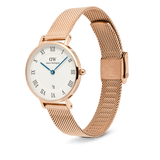 Daniel Wellington Petite Roman Numerals Date Rose Gold