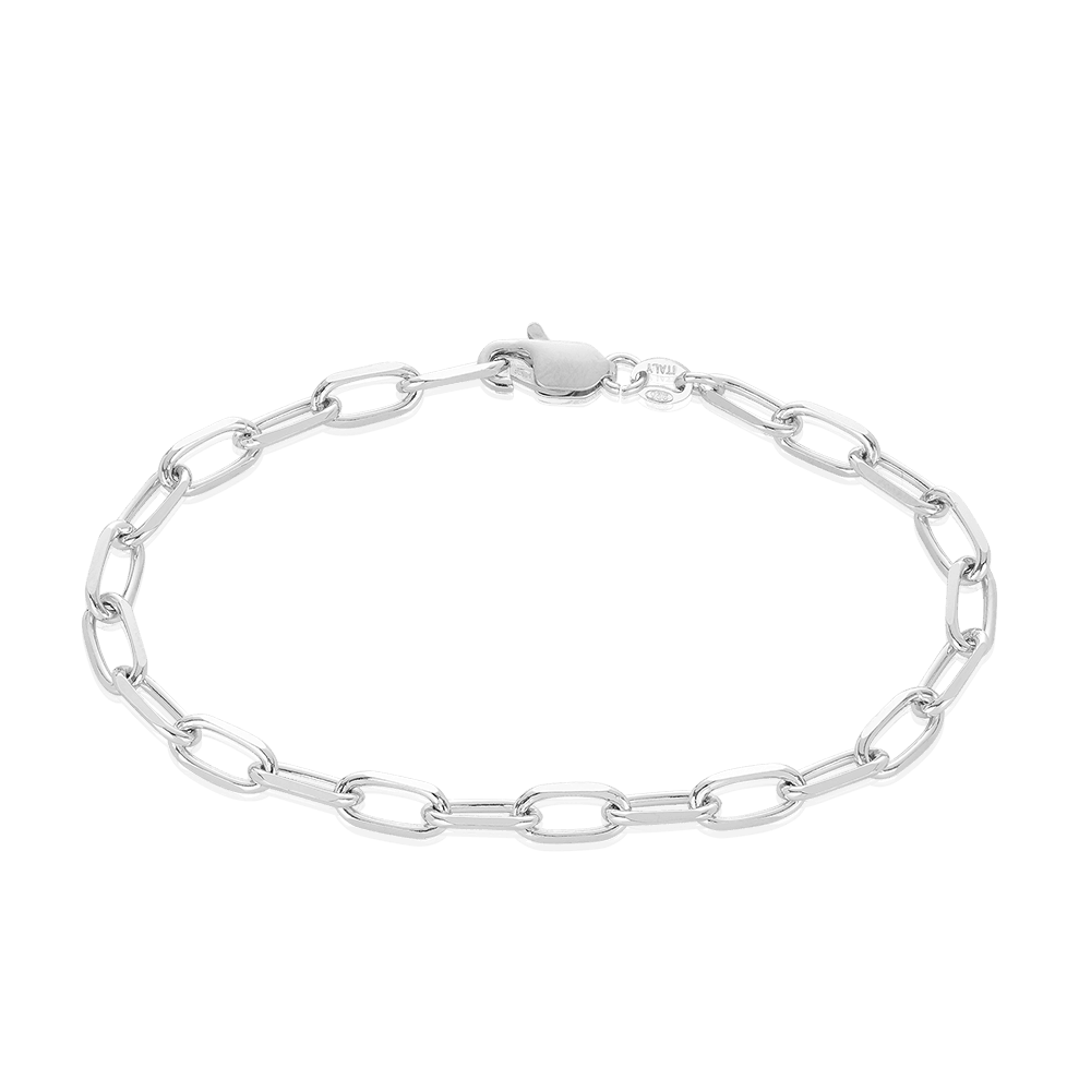 Paperclip Bracelet in Sterling Silver