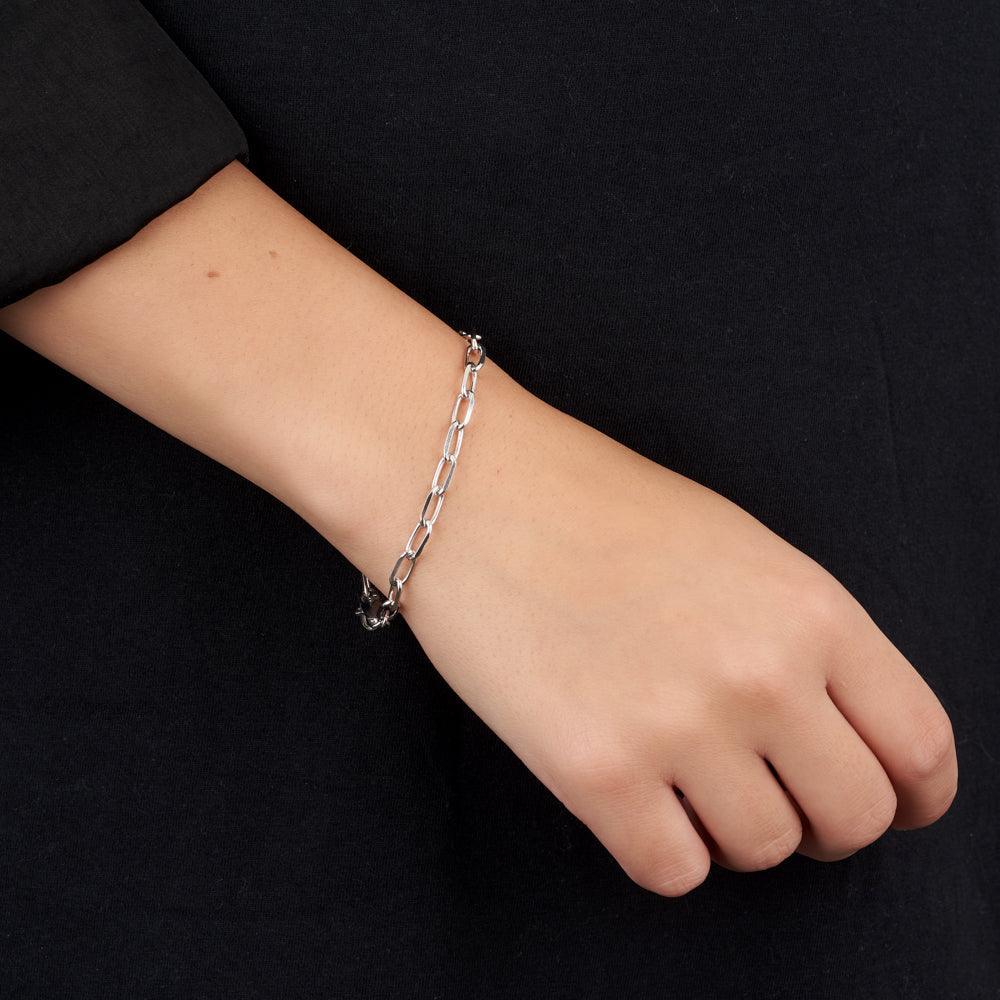 Paperclip Bracelet in Sterling Silver