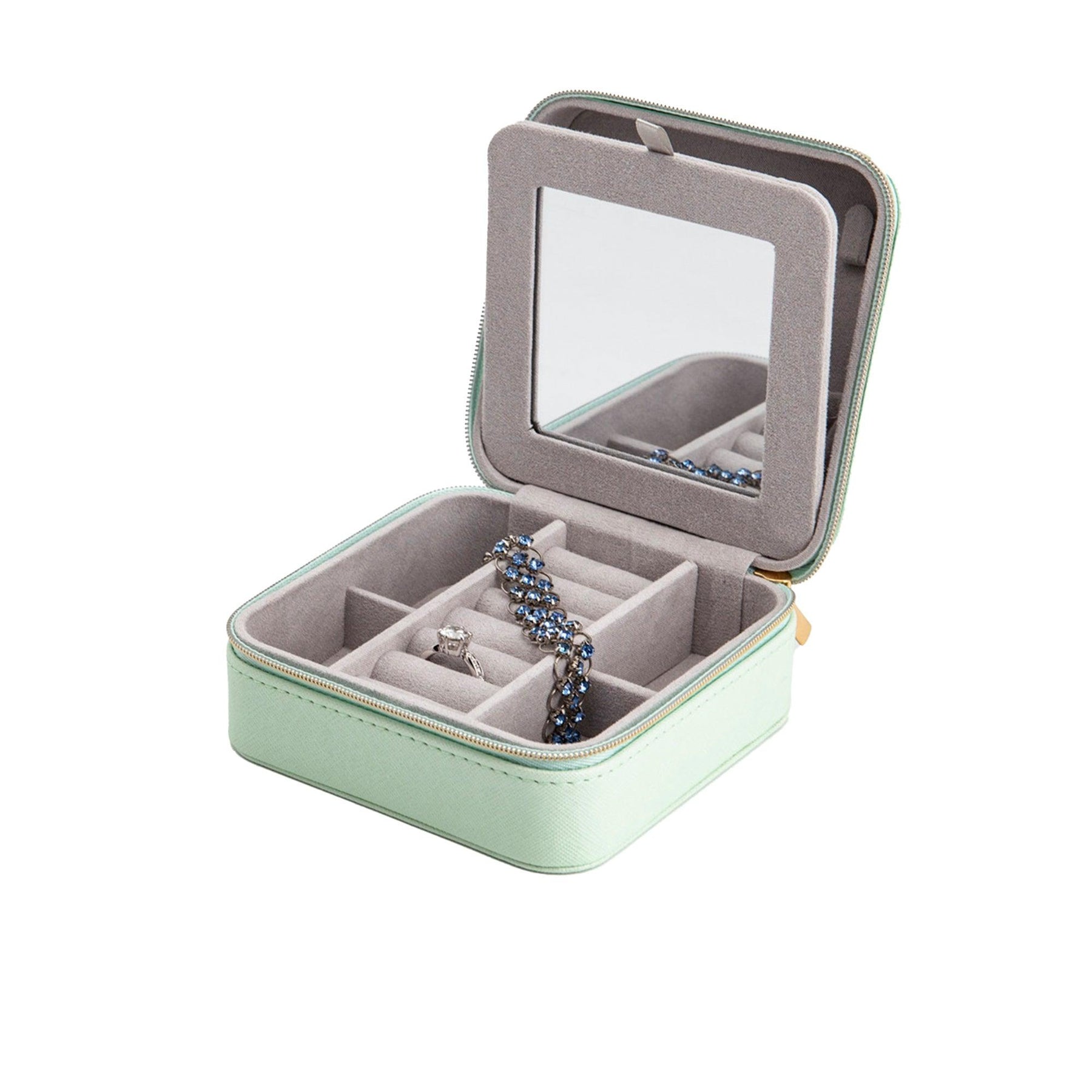 Pastel Green Zip Travel Case - Wallace Bishop