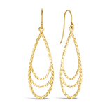 Pear Drop Earrings in 9ct Yellow Gold - Wallace Bishop
