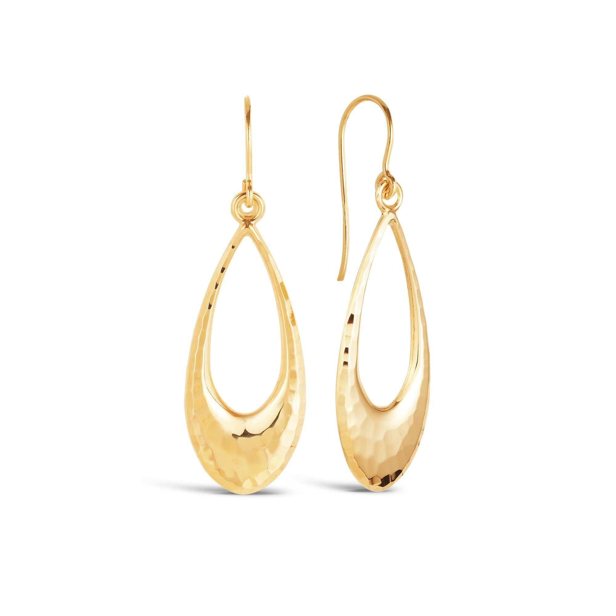 Pear Drop Earrings in 9ct Yellow Gold