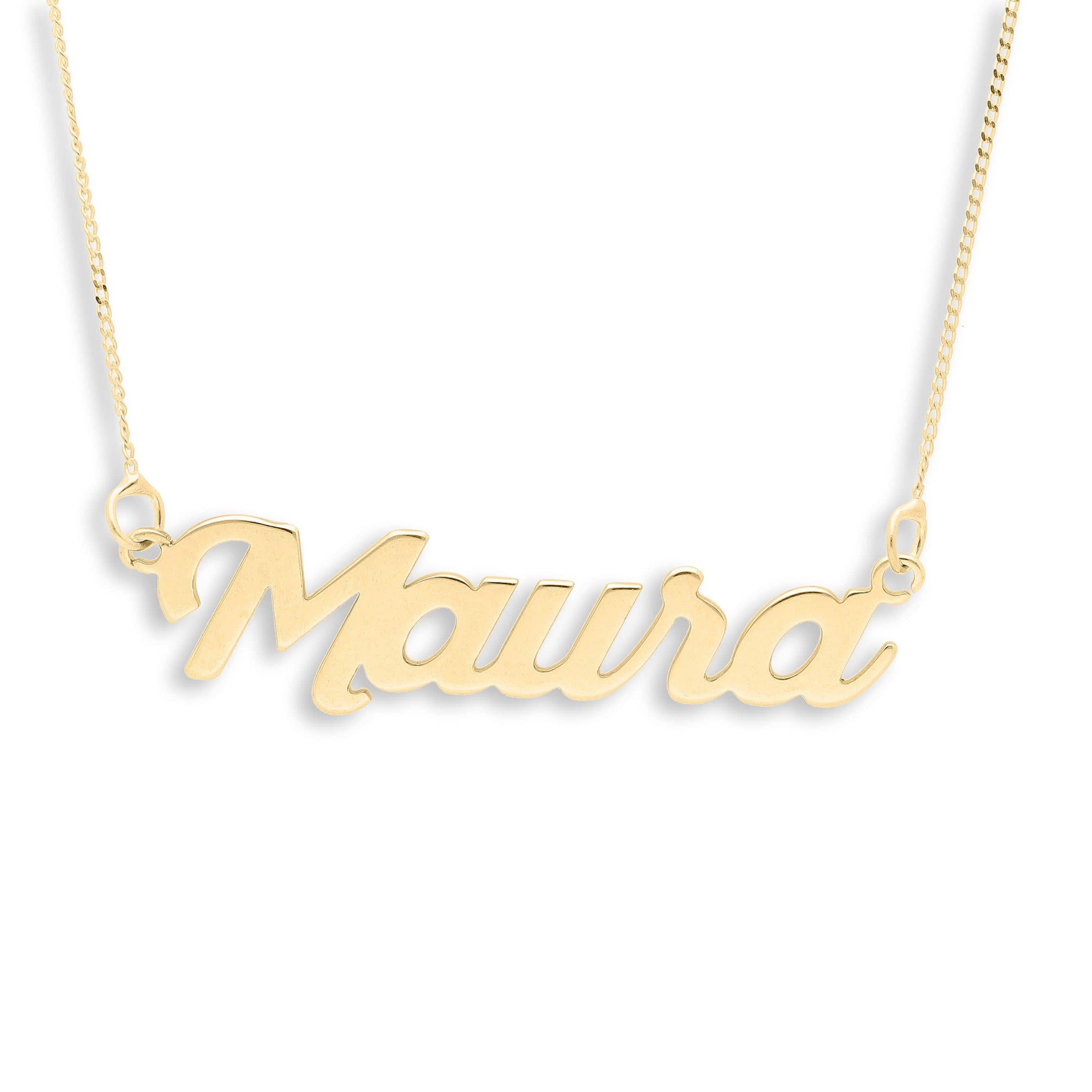 Personalised Name Necklace (Saint Elia Font)