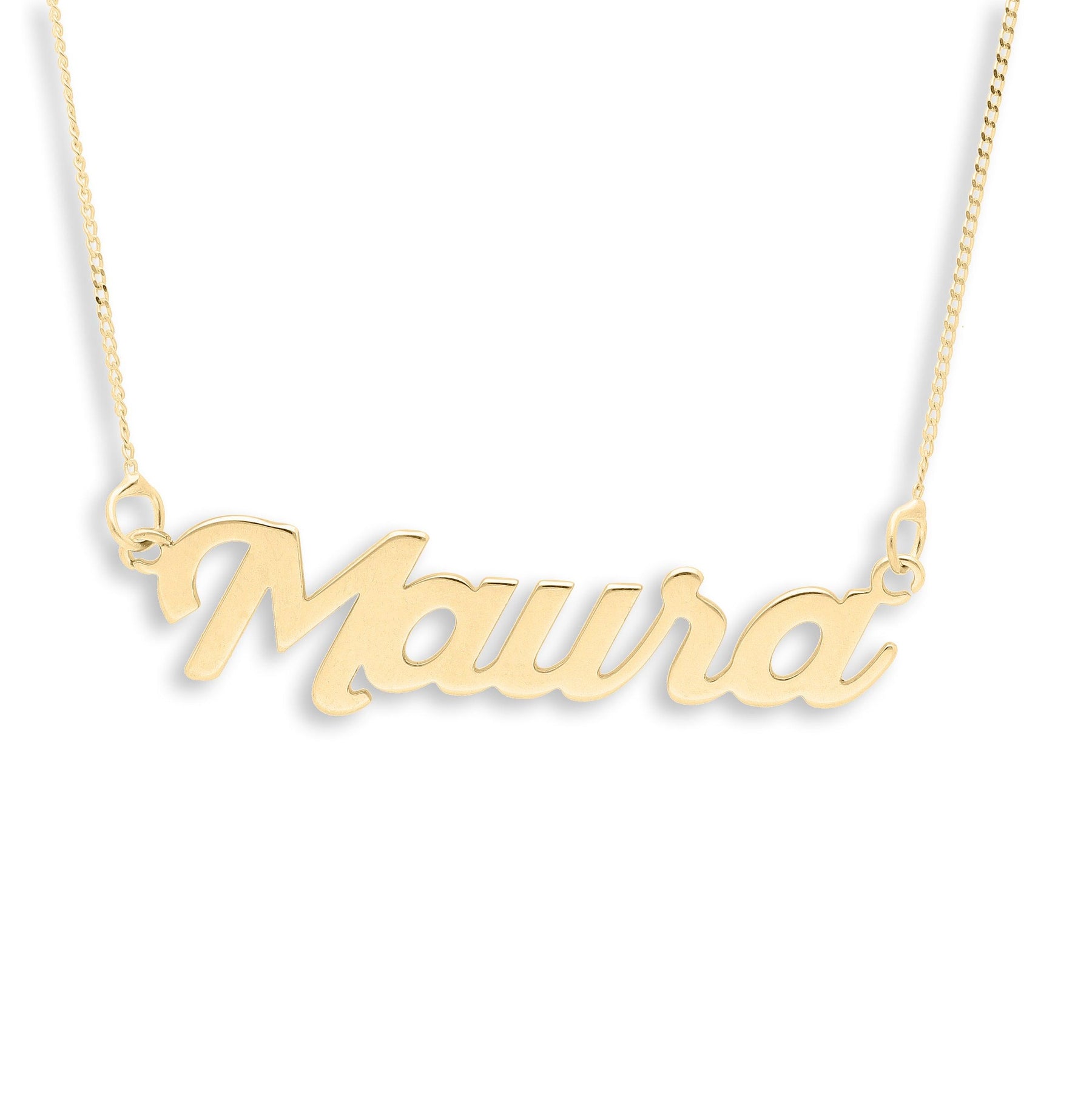 Personalised Name Necklace (Saint Elia Font) - Wallace Bishop