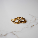 Petite Twist Huggie Earrings in 9ct Yellow Gold - Wallace Bishop