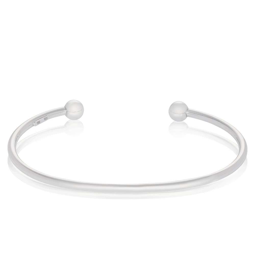 Polished Bangle in Sterling Silver - Wallace Bishop