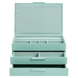 Wolf Sophia Jewellery Box with Drawers Jade 392030