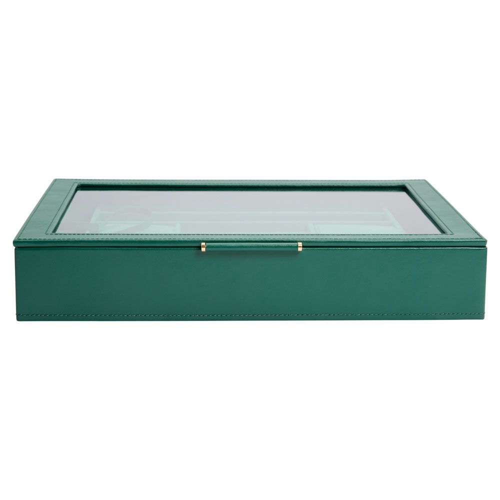 Wolf Sophia Jewellery Box with Window Forest Green 392412