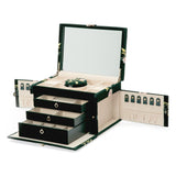Wolf Zoe Large Jewellery Box Forest Green 393012