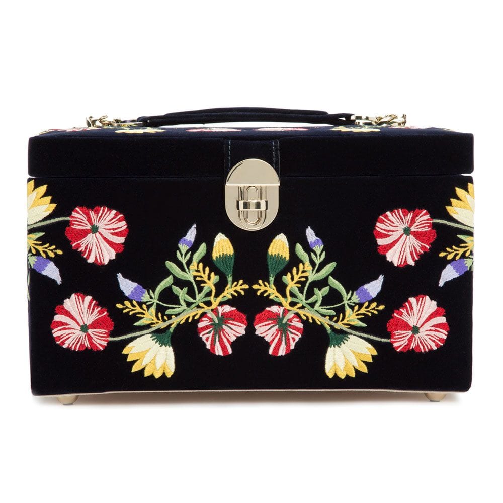 Wolf Zoe Medium Jewellery Box Indigo 393116 – Wallace Bishop
