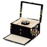 Wolf Zoe Medium Jewellery Box Indigo 393116