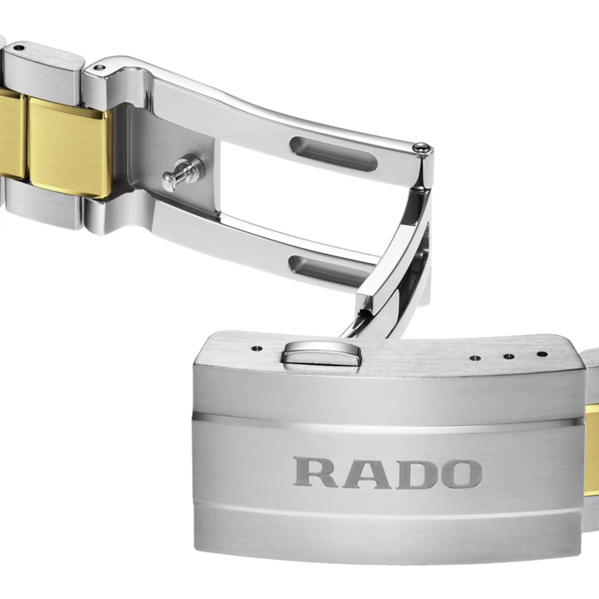 Rado HyperChrome Quartz Mens 41.5mm Watch Black Dial