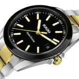 Rado HyperChrome Quartz Mens 41.5mm Watch Black Dial
