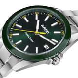 Rado HyperChrome Quartz Mens 41.5mm Watch Green Dial R32280313