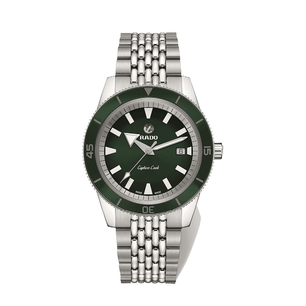 Rado Captain Cook Men's 42mm Stainless Steel, Leather & NATO Box Set Automatic Watch R32505318