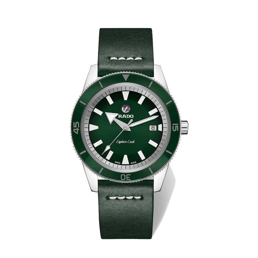 Rado Captain Cook Men's 42mm Stainless Steel, Leather & NATO Box Set Automatic Watch R32505318