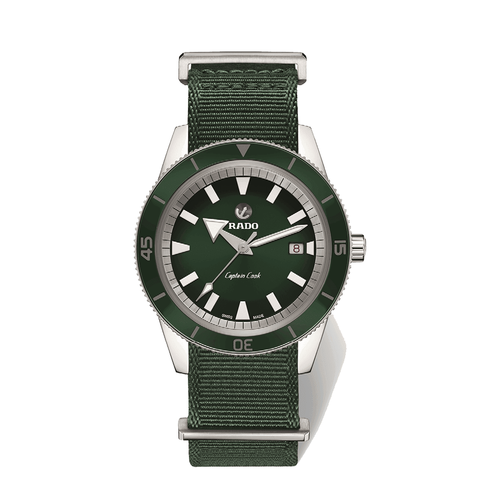 Rado Captain Cook Men's 42mm Stainless Steel, Leather & NATO Box Set Automatic Watch R32505318