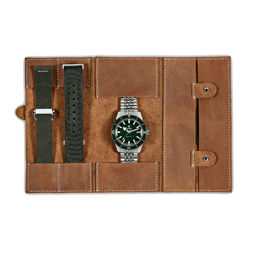Rado Captain Cook Men's 42mm Stainless Steel, Leather & NATO Box Set Automatic Watch R32505318 - Wallace Bishop