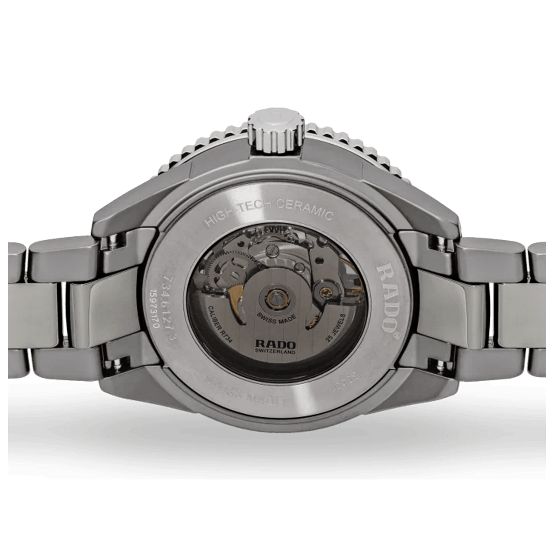 Rado Captain Cook Men's 43mm High-Tech Ceramic Blue & Grey Skeleton Automatic Watch R32128202 - Wallace Bishop