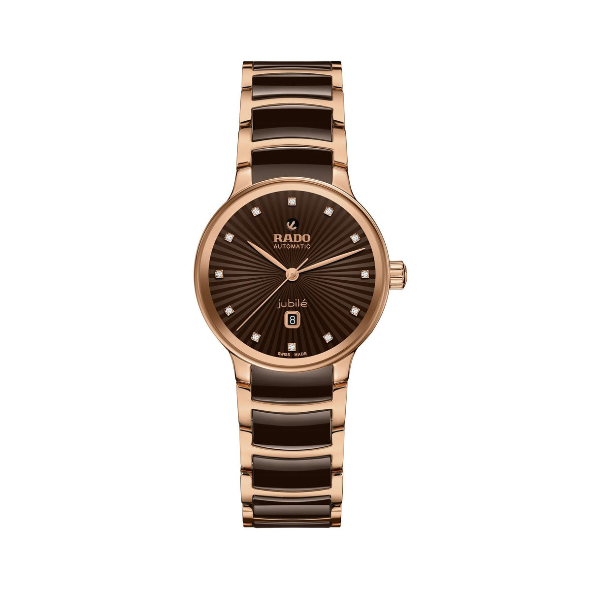 Rado Centrix Diamonds Automatic Bronze Watch R30019732 - Wallace Bishop