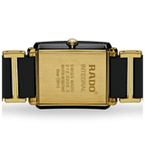 Rado Integral Men's 31mm Ceramic & Gold Plated Quartz Watch R20204712 - Wallace Bishop