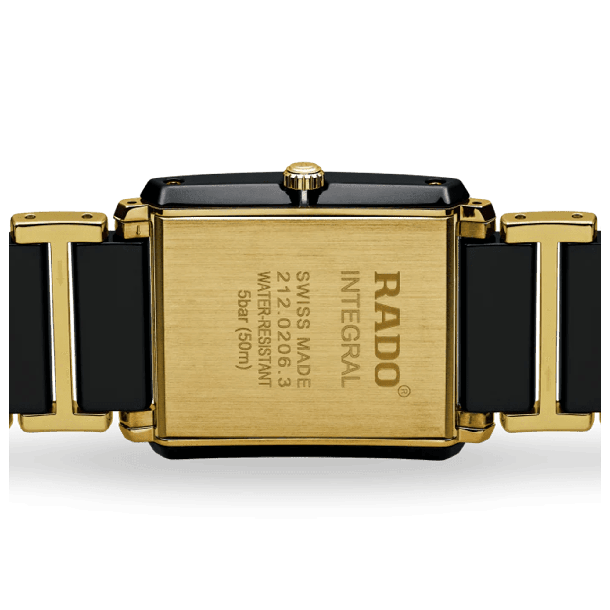 Rado Integral Men's 31mm Ceramic & Gold Plated Quartz Watch R20204712 - Wallace Bishop