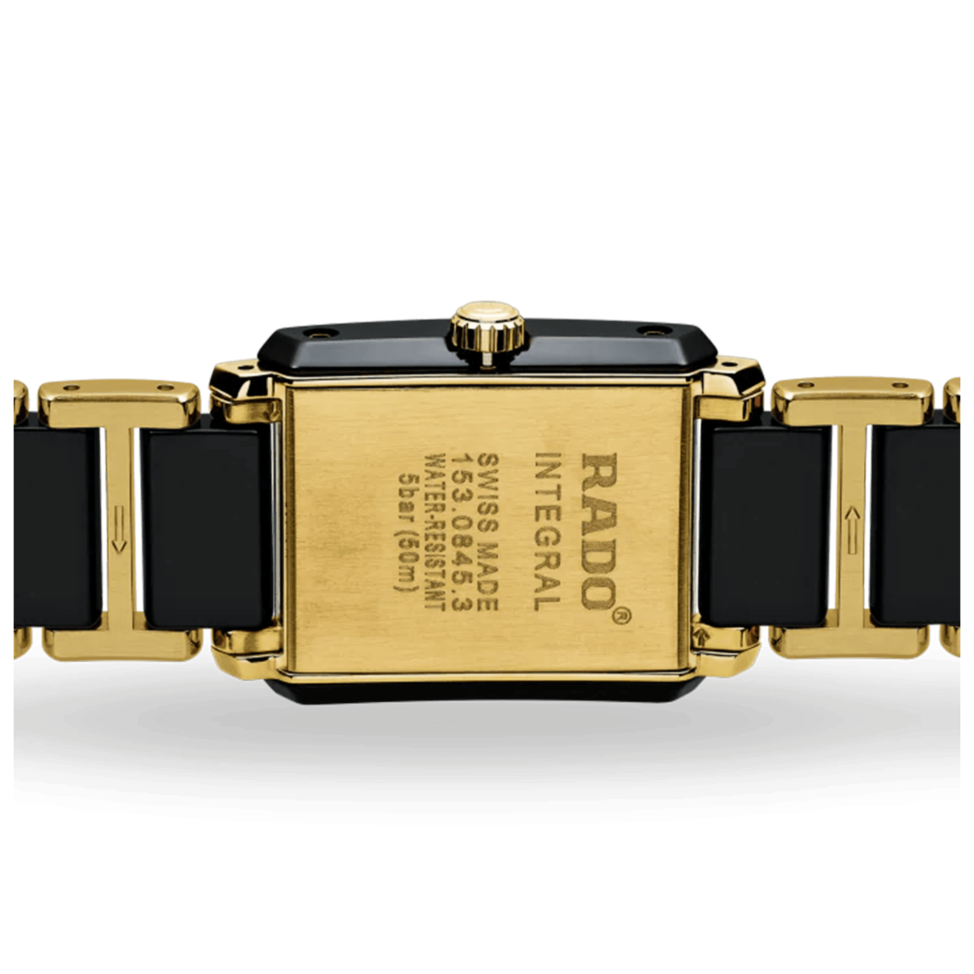 Rado Integral Women's Ceramic & Gold Plated Quartz Watch R20845712 - Wallace Bishop