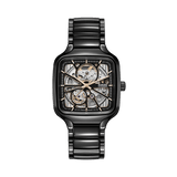 Rado True Square Men's 38mm High-Tech Ceramic Skeleton Automatic Watch R27086162 - Wallace Bishop