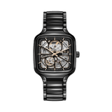 Rado True Square 38mm High-Tech Ceramic Skeleton Automatic Watch R27086162