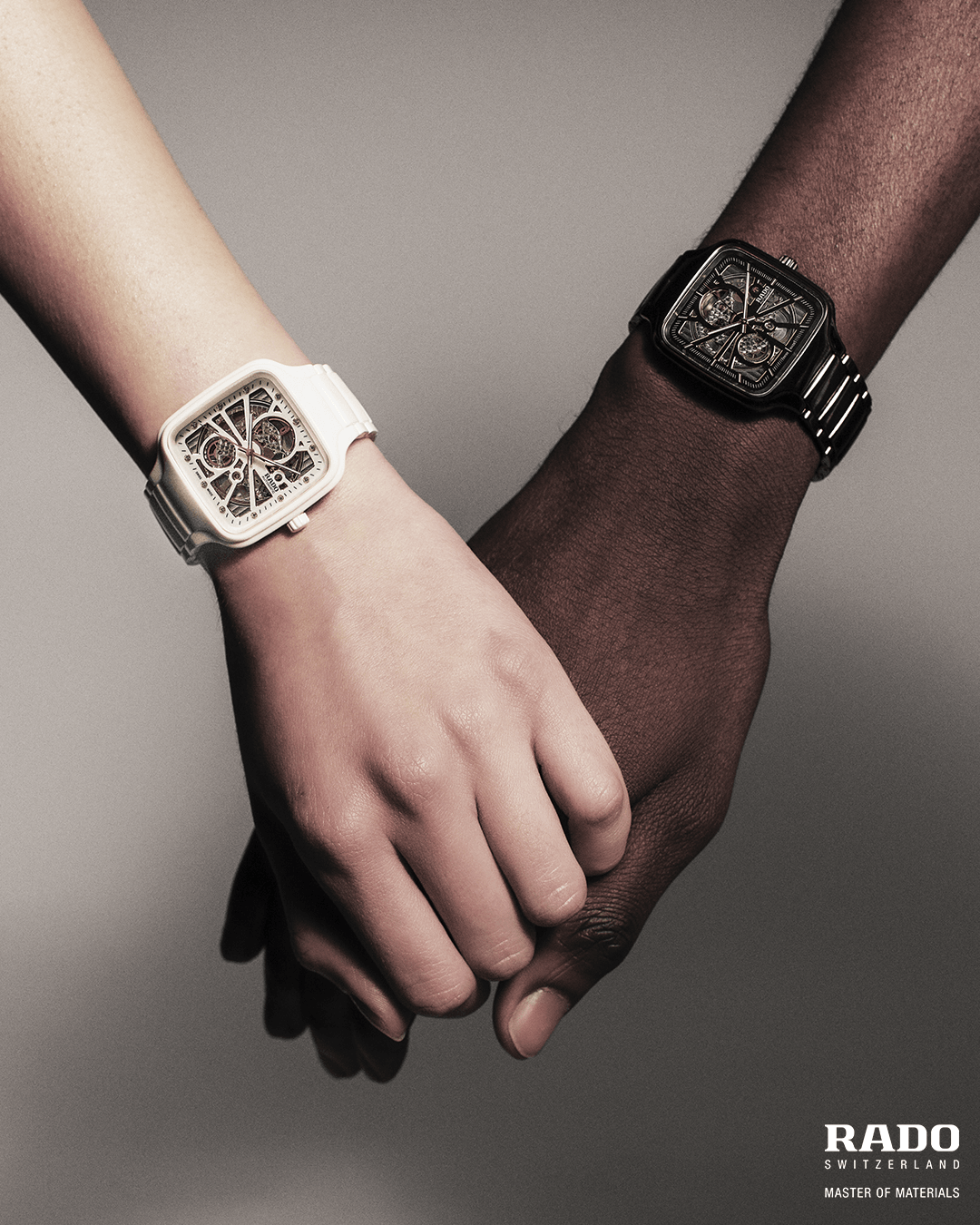 Rado True Square Men's 38mm High-Tech Ceramic Skeleton Automatic Watch R27086162 - Wallace Bishop