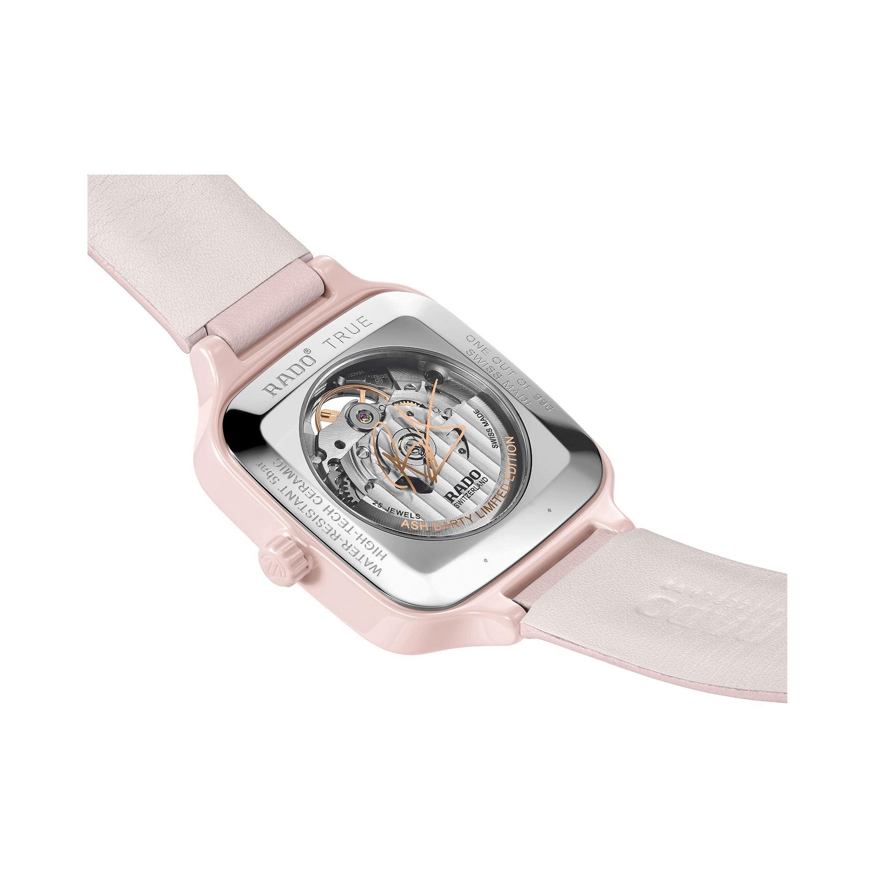 Rado True Square x Ash Barty Limited Edition High-Tech Ceramic Automatic R27123905 - Wallace Bishop