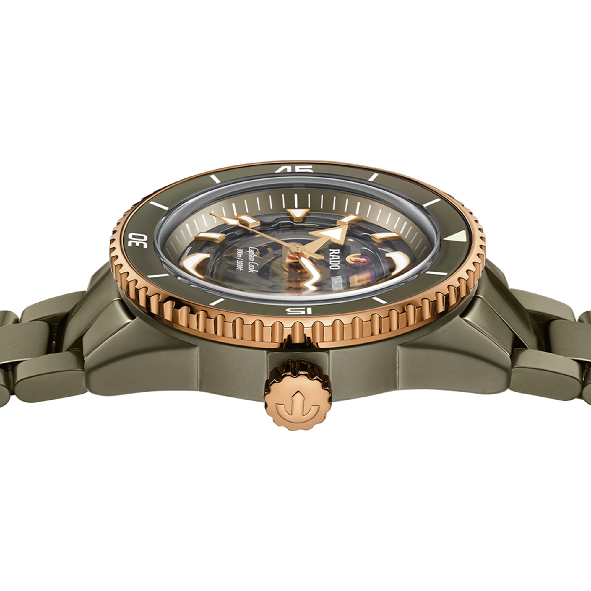 Rado Captain Cook Men's 43mm High-Tech Ceramic Automatic Watch R32 150 162