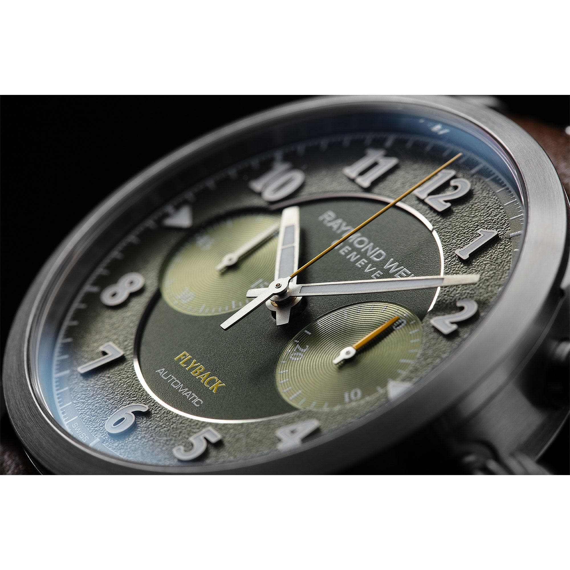 Raymond Weil Freelancer Pilot Flyback 42mm Chronograph Watch 7783-TIC-05520