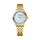 Raymond Weil Toccata Ladies Classic Gold Diamond Steel Watch 29mm 5985-P-97081