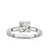 Rendition 1ct Diamond Solitaire Engagement Ring in 9ct White Gold