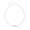 Reversible Omega Necklace 9ct Yellow and White Gold
