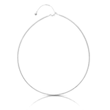 Reversible Omega Necklace 9ct Yellow and White Gold