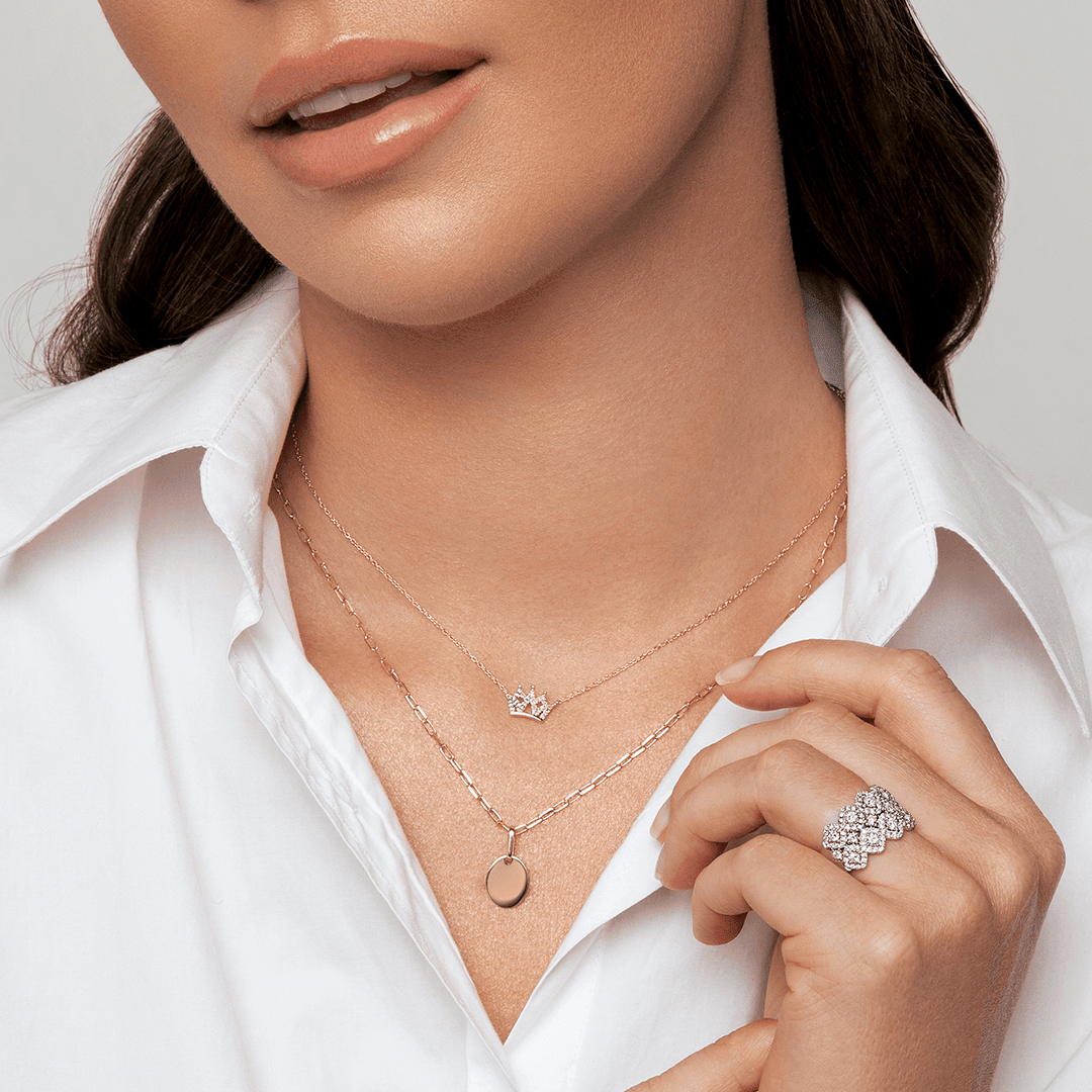 Round Brilliant Cut Diamond Clustered Ring in 18ct White Gold - Wallace Bishop