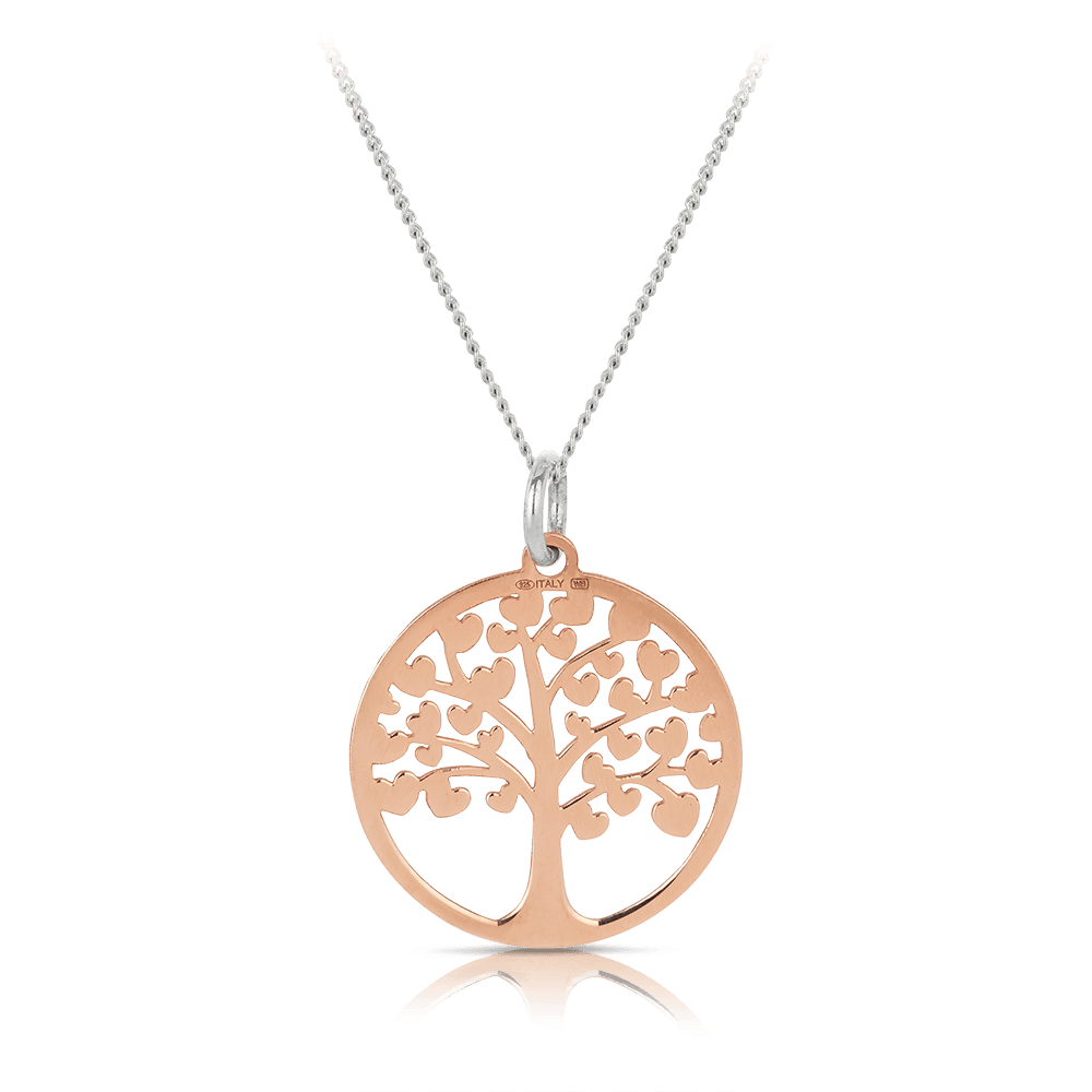 Round Tree of Life Pendant in Sterling Silver - Wallace Bishop