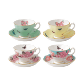 Royal Albert Miranda Kerr Set of 4 Teacups & Saucers - Wallace Bishop