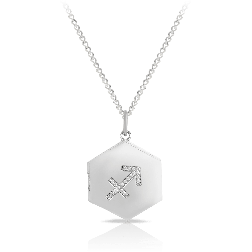 Sagittarius Pendant in Sterling Silver - Wallace Bishop