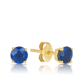 Sapphire Earrings in 9ct Yellow Gold - Wallace Bishop