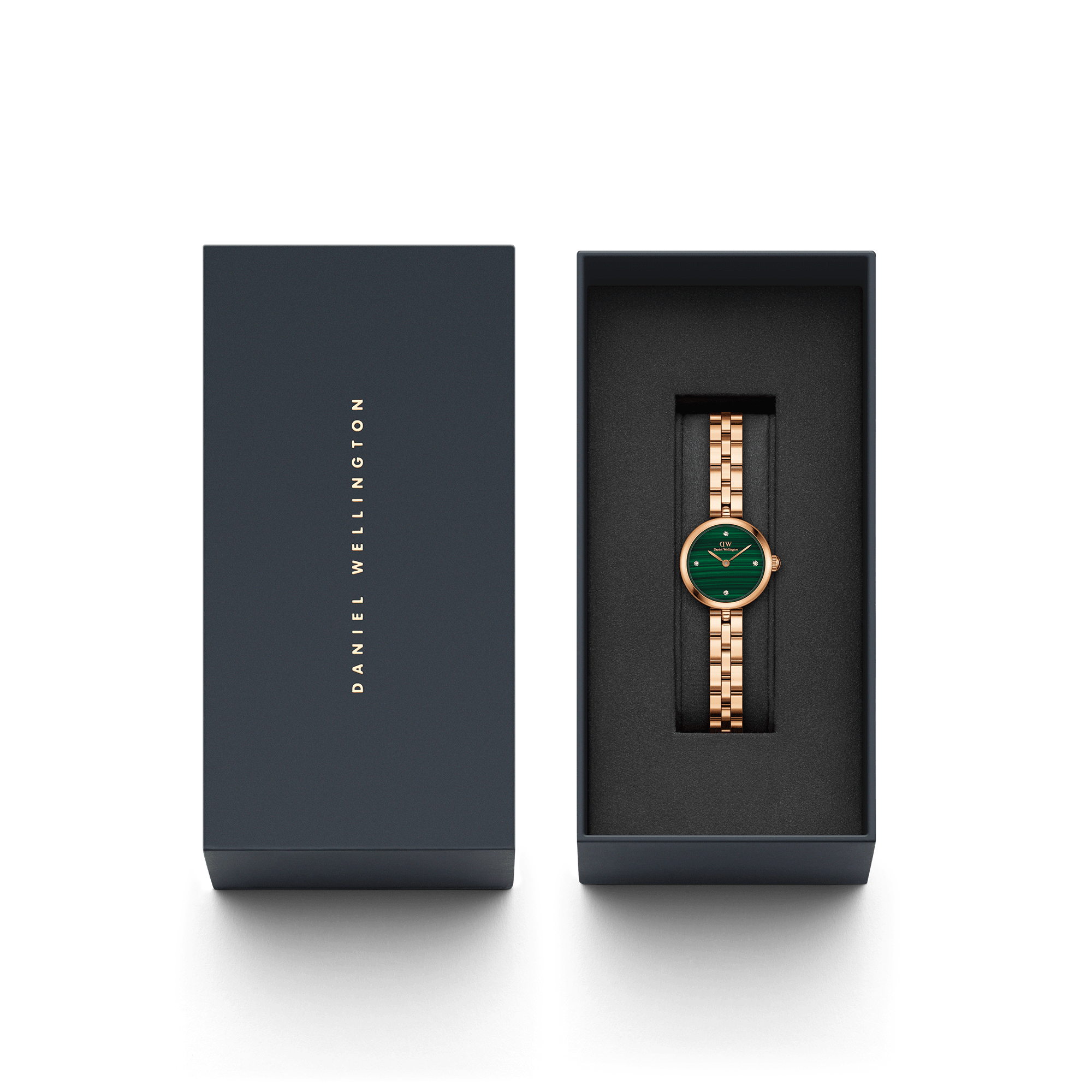 Daniel Wellington Elan Jewellery Watch 22 RG Real Malachite Watch