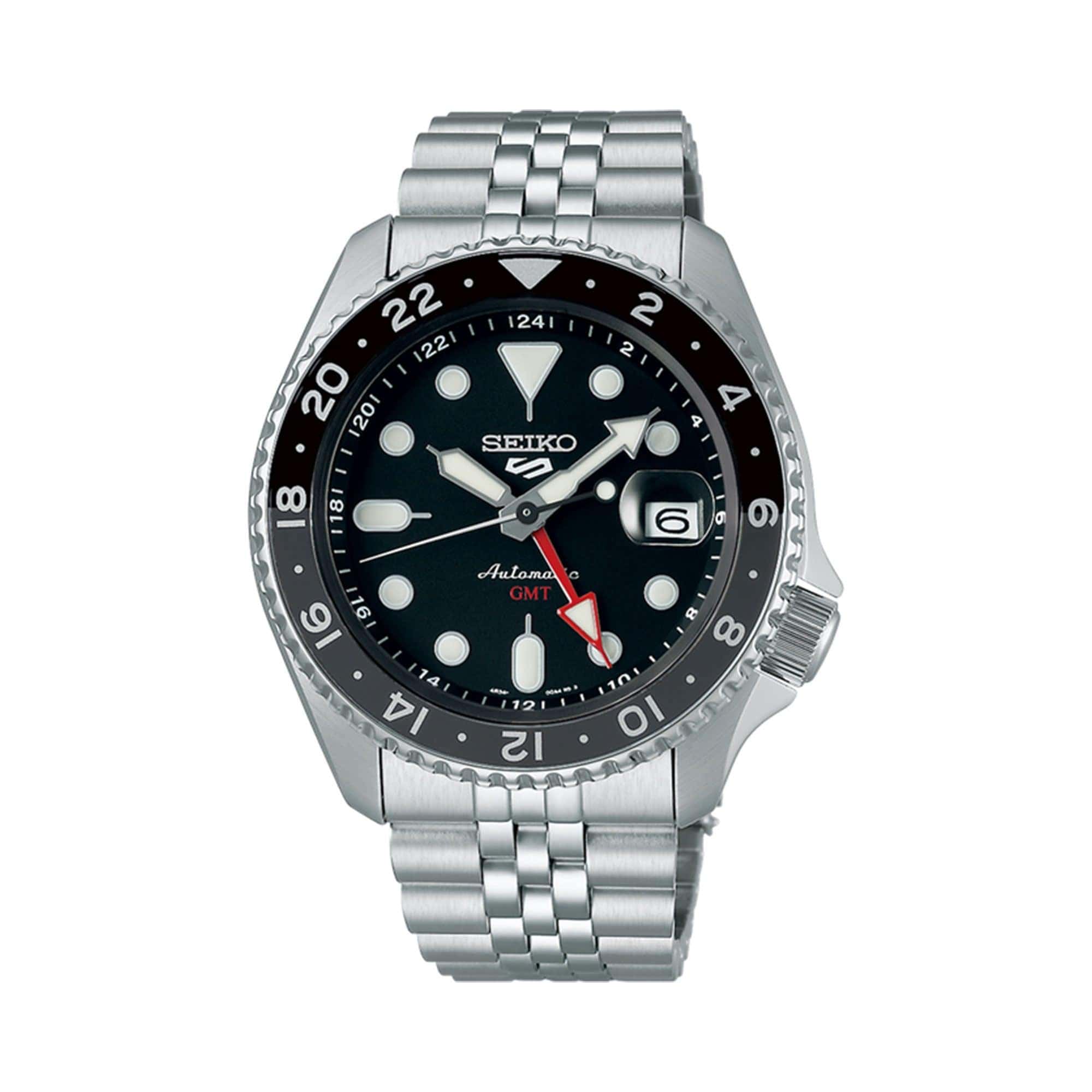 Seiko 5 Sports GMT Men's 42.50mm Stainless Steel Automatic Watch SSK001K
